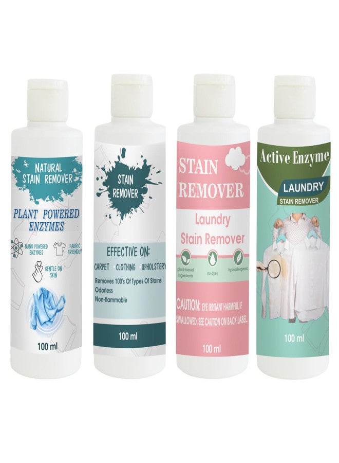 TOOVUS Stain Remover Combo Pack of Shirt, Sky, Pink and Pista Stain Remover | Multi-Surface Cleaning Solution for Clothes, Fabrics, Upholstery (100 g Each) - Image 1